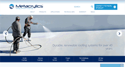 Desktop Screenshot of metacrylics.com